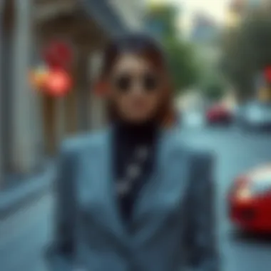 Chic outfit combination featuring a tailored suit