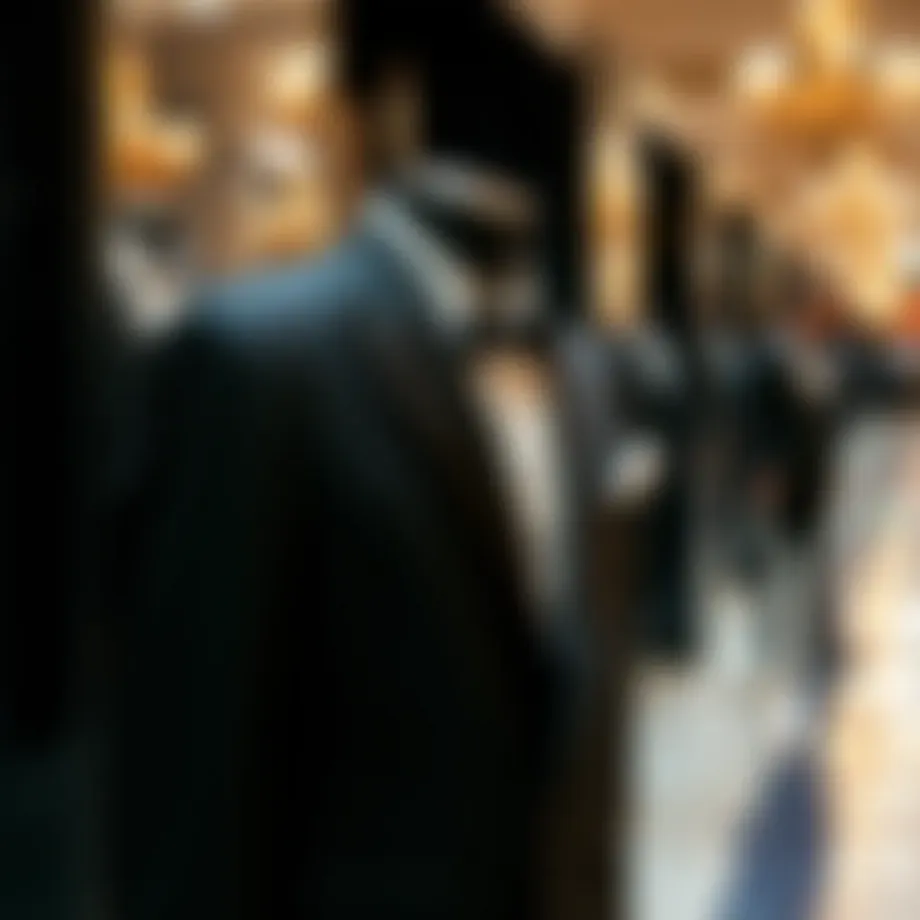 Elegant Hatemoğlu tuxedo on display