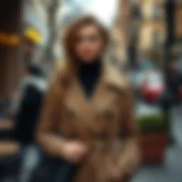 Elegant trench coat styling for autumn